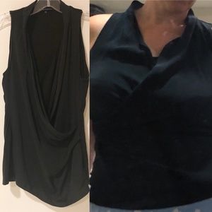 Tahari Sleeveless Silk Shirt Women’s Small